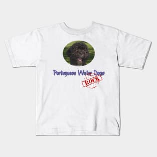 Portuguese Water Dogs Rock! Kids T-Shirt
